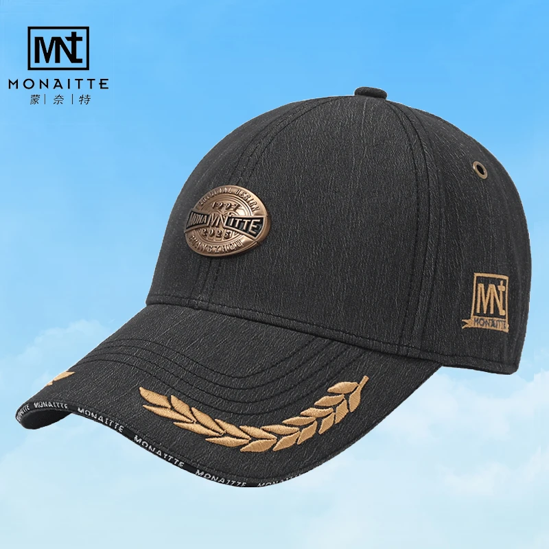 蒙奈特帽子男2025秋冬新款潮牌棒球帽户外运动钓鱼遮阳鸭舌帽女潮