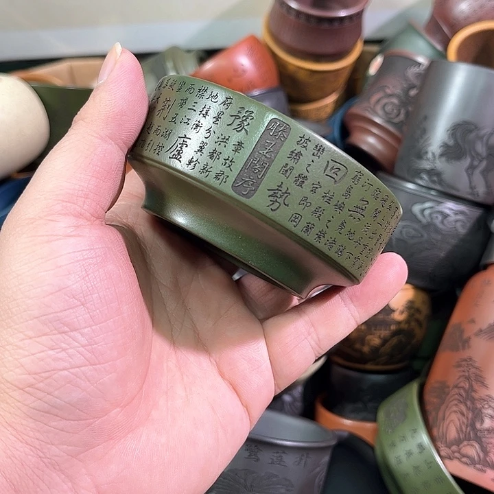 茶杯紫砂全手工紫砂主人杯