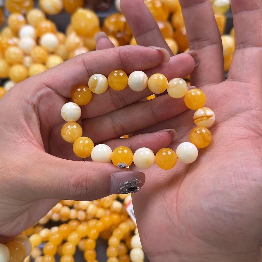 蜜蜡未镶嵌珠宝奇石12mm