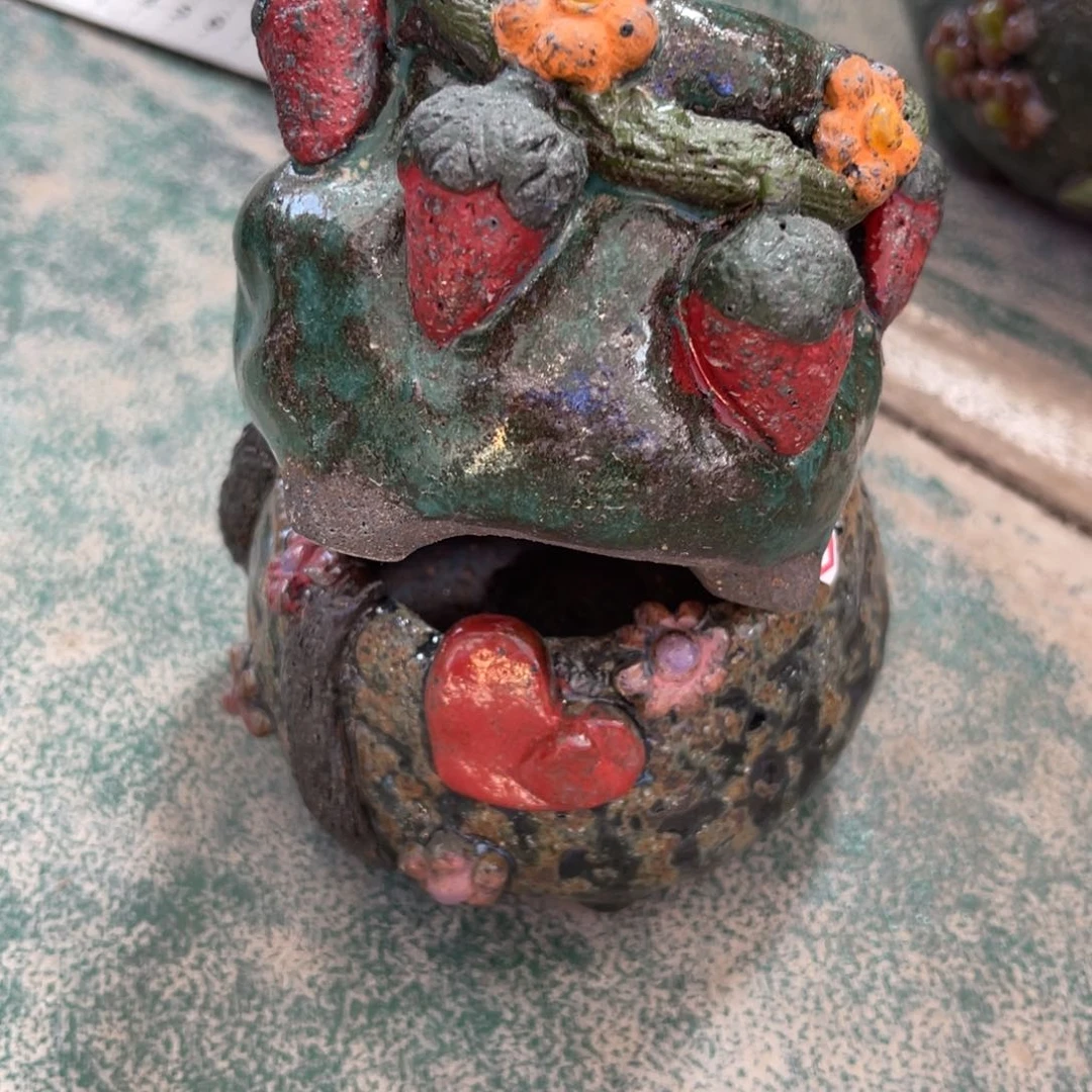 红陶大**儿粗砂陶瓷花盆