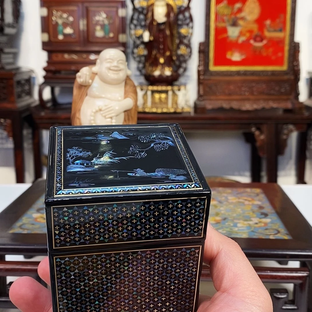 紫檀木类成套家具小叶紫檀盒子