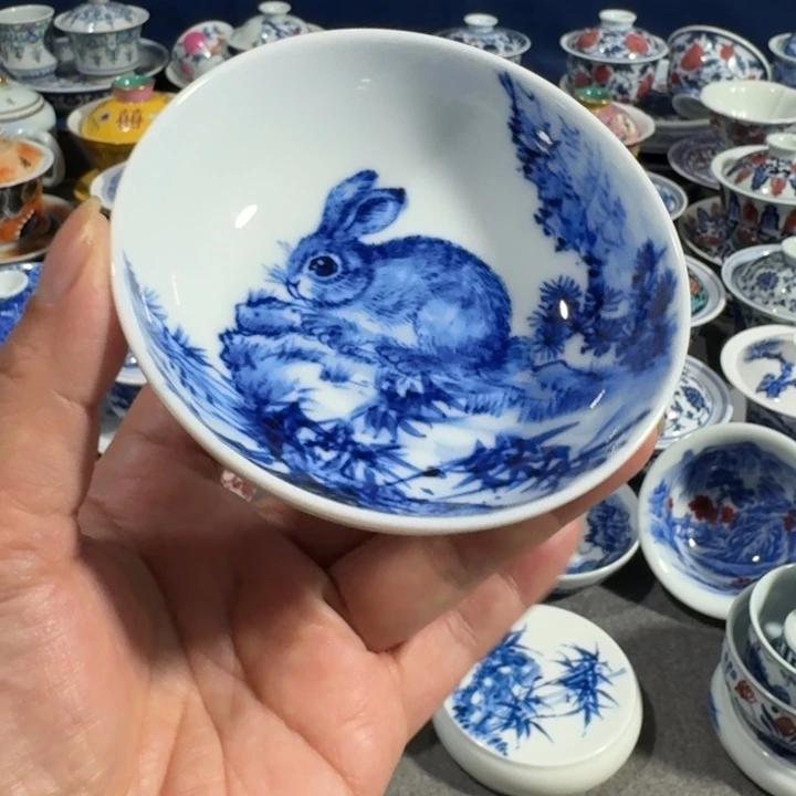 有***力景德镇手工手绘杯