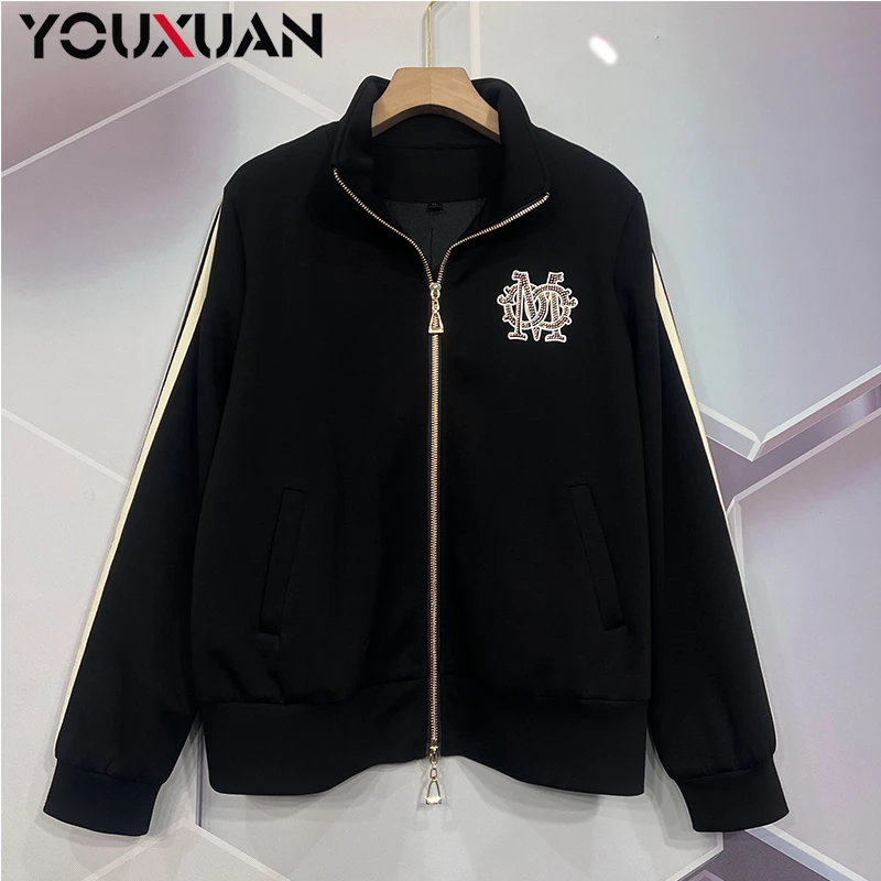 2024新款女士秋冬时尚宽松休闲长袖气质百搭女装开衫外套79023