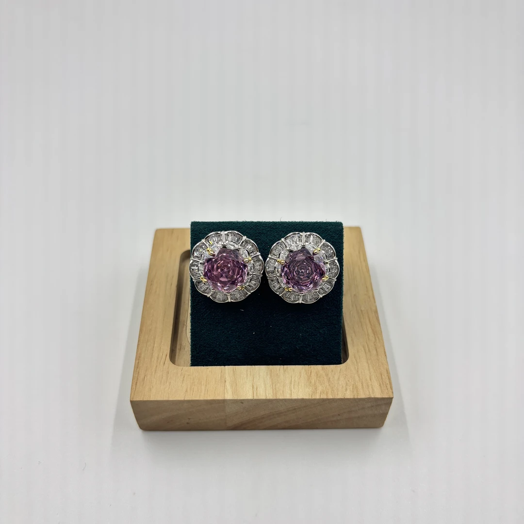 [粉丝专属]高奢臻品粉色耳饰 7094