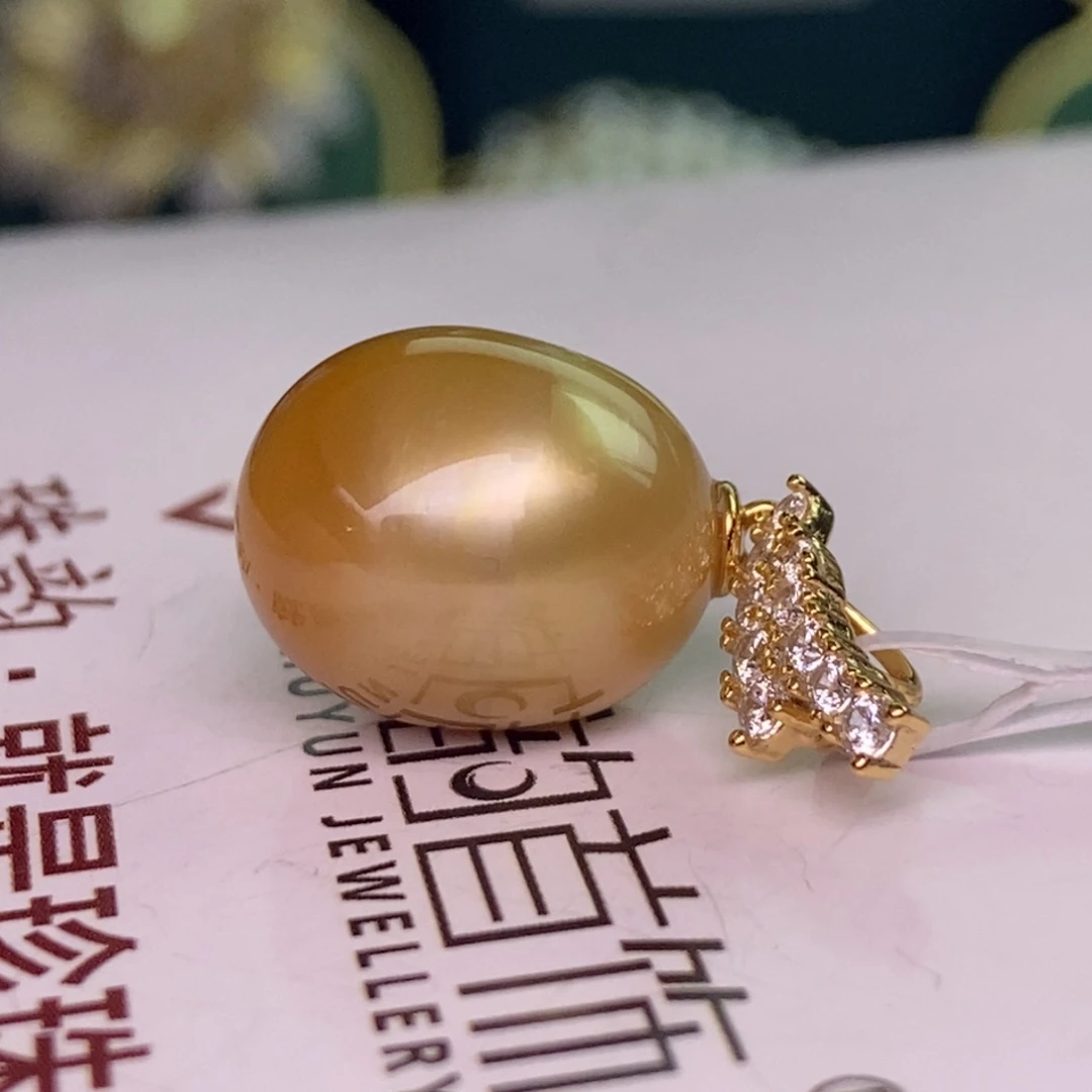 颈饰银S925镶嵌海水珍珠