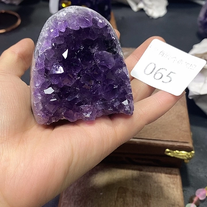 紫晶珠宝半成品未镶嵌