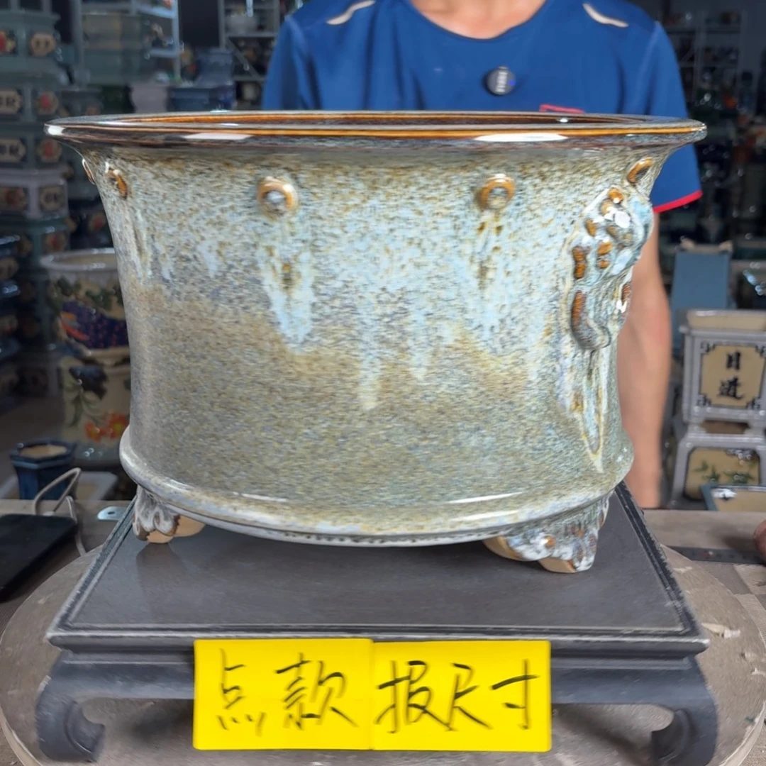 一风堂石湾花盆 内28*18
