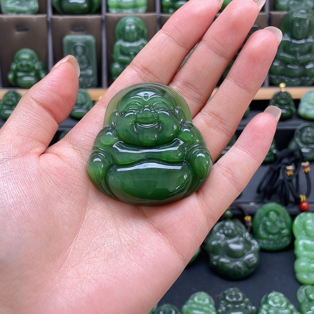 颈饰未镶嵌和田玉哈*金