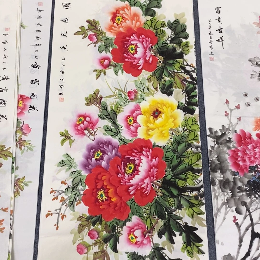 国画尺寸140✖️70四尺精品手绘画