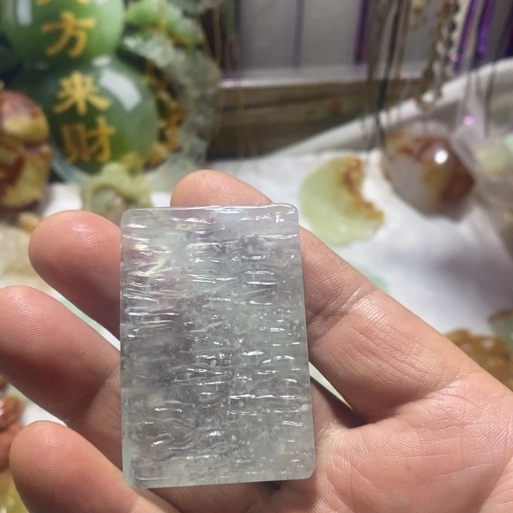 池***旸蛇纹石玉未镶嵌颈饰