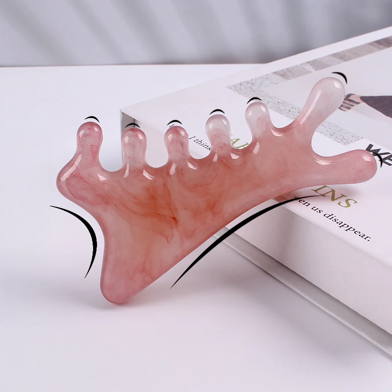 BEAUTY MAP按摩梳子头部经络梳刮痧梳按鼻器眼部面部经络按摩板