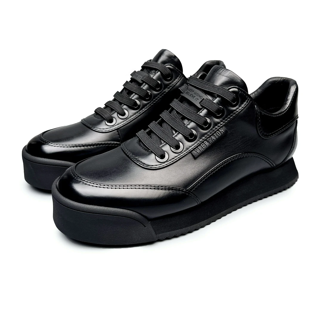 BIEUBRAYR/【秋季新款】胎牛皮轻奢时尚百搭经典低帮舒适男鞋