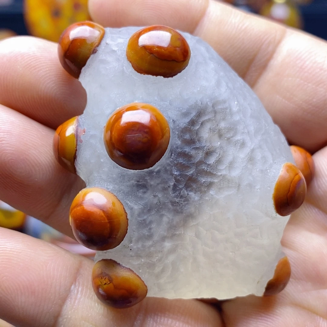 玛瑙/玉髓未镶嵌手把件