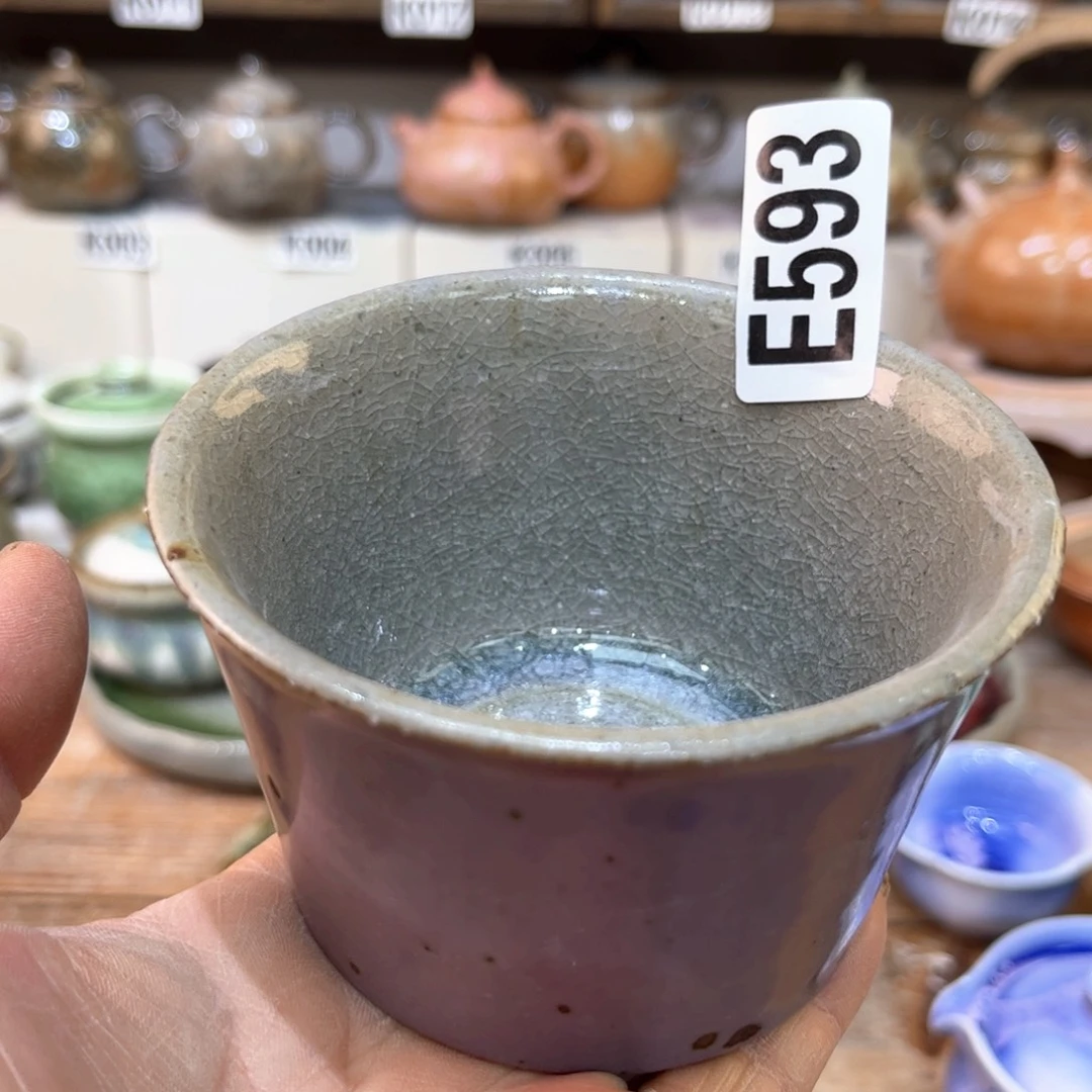 茶杯朱泥陶瓷艺术品