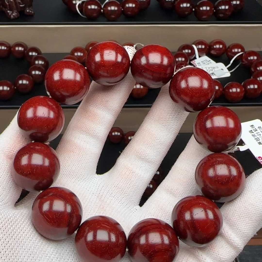 手串/手链小叶紫檀原生态印度小叶紫檀2.0帝王泥3档