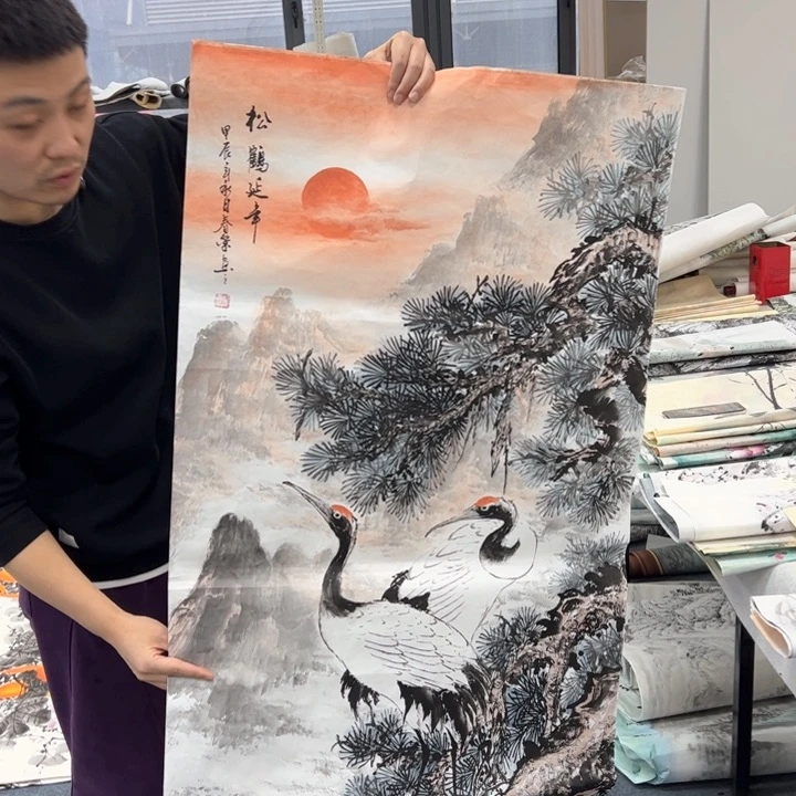 国画纯手绘作品欣赏图