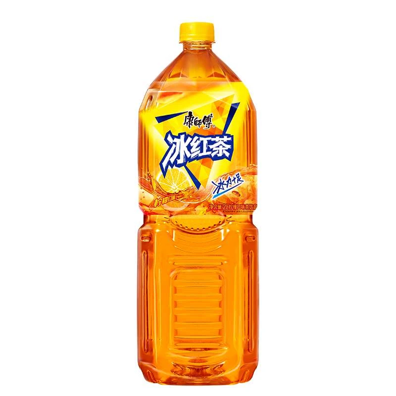 康师傅 冰红茶柠檬口味茶饮品 2l/瓶