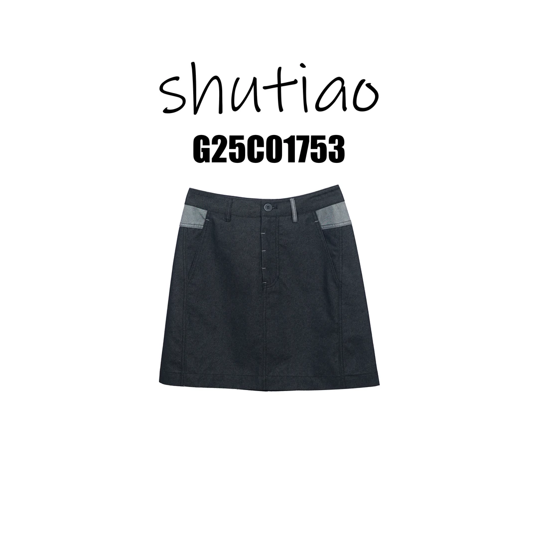 【SHUTIAO】2025夏季：新款小众设计款短裙G25C01753
