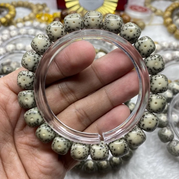 11*10石玉润大眼睛月朗星稀海南星月菩提手串直销正品保障