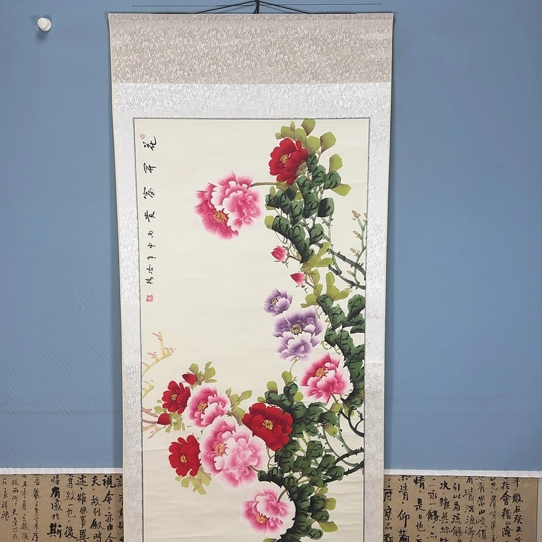 国画1404 牡丹一如