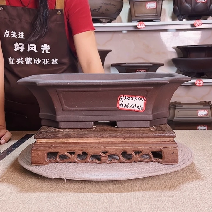 紫砂花盆紫砂花盆