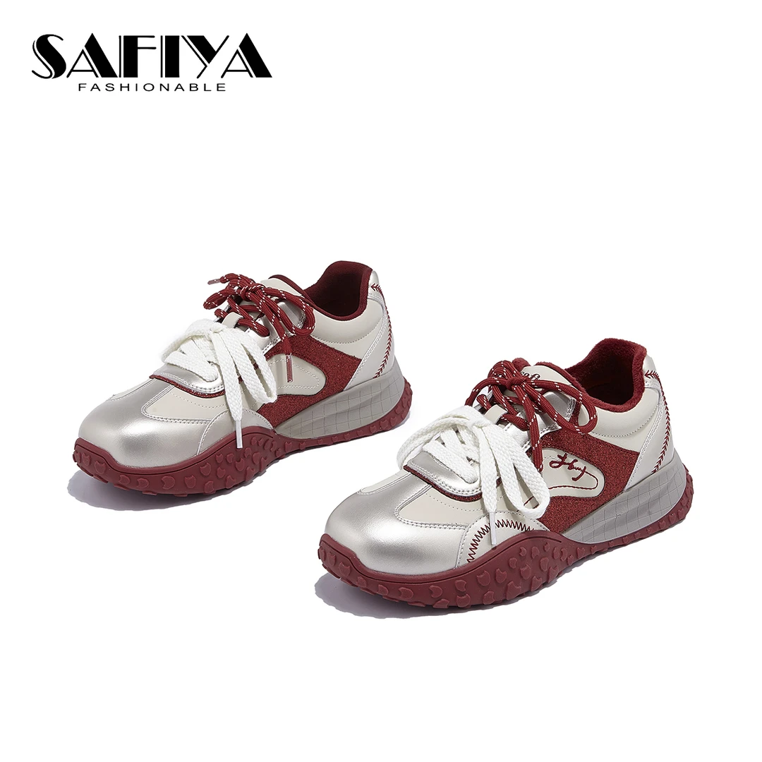 索菲娅Safiya2025冬季新款时尚舒适轻便休闲阿甘鞋女SFD4116A28