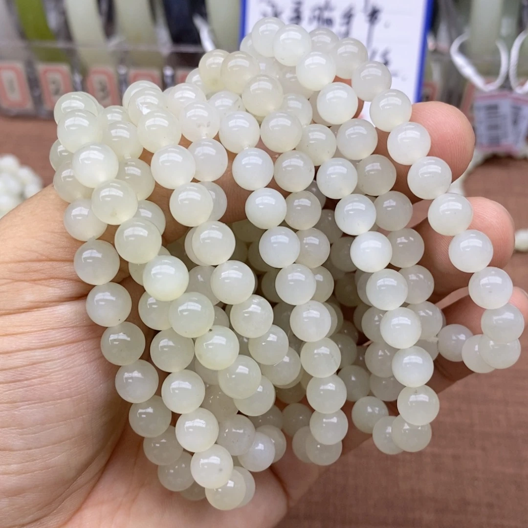 未镶嵌手串和田玉卡8