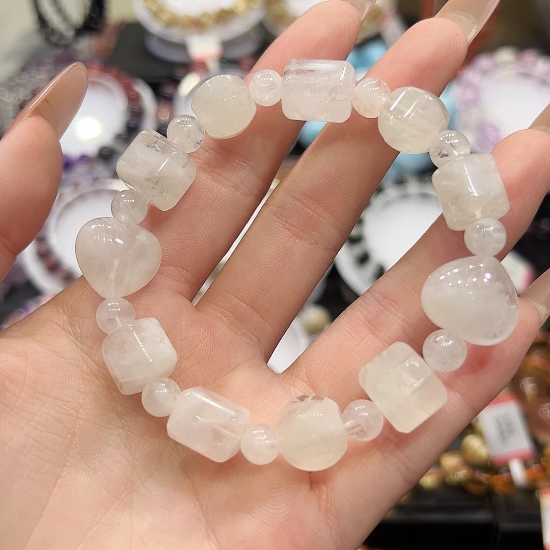 水晶手链未镶嵌sg2白雪花幽灵设计款