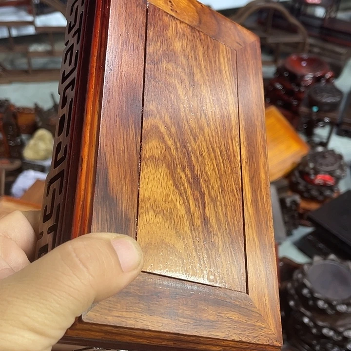 香榧木红木底座工艺品19