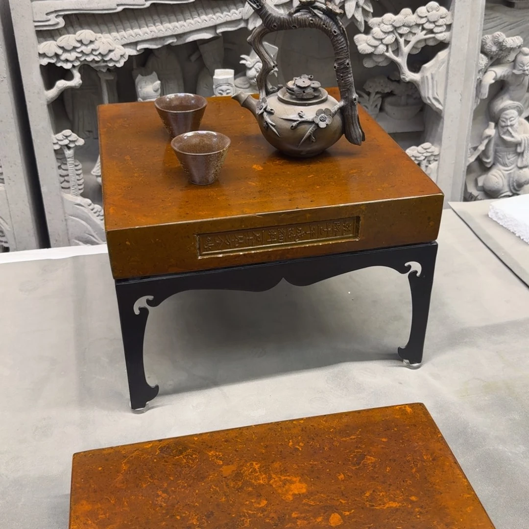 砖雕30-30 老料金砖 古铜色 一套 高20cm