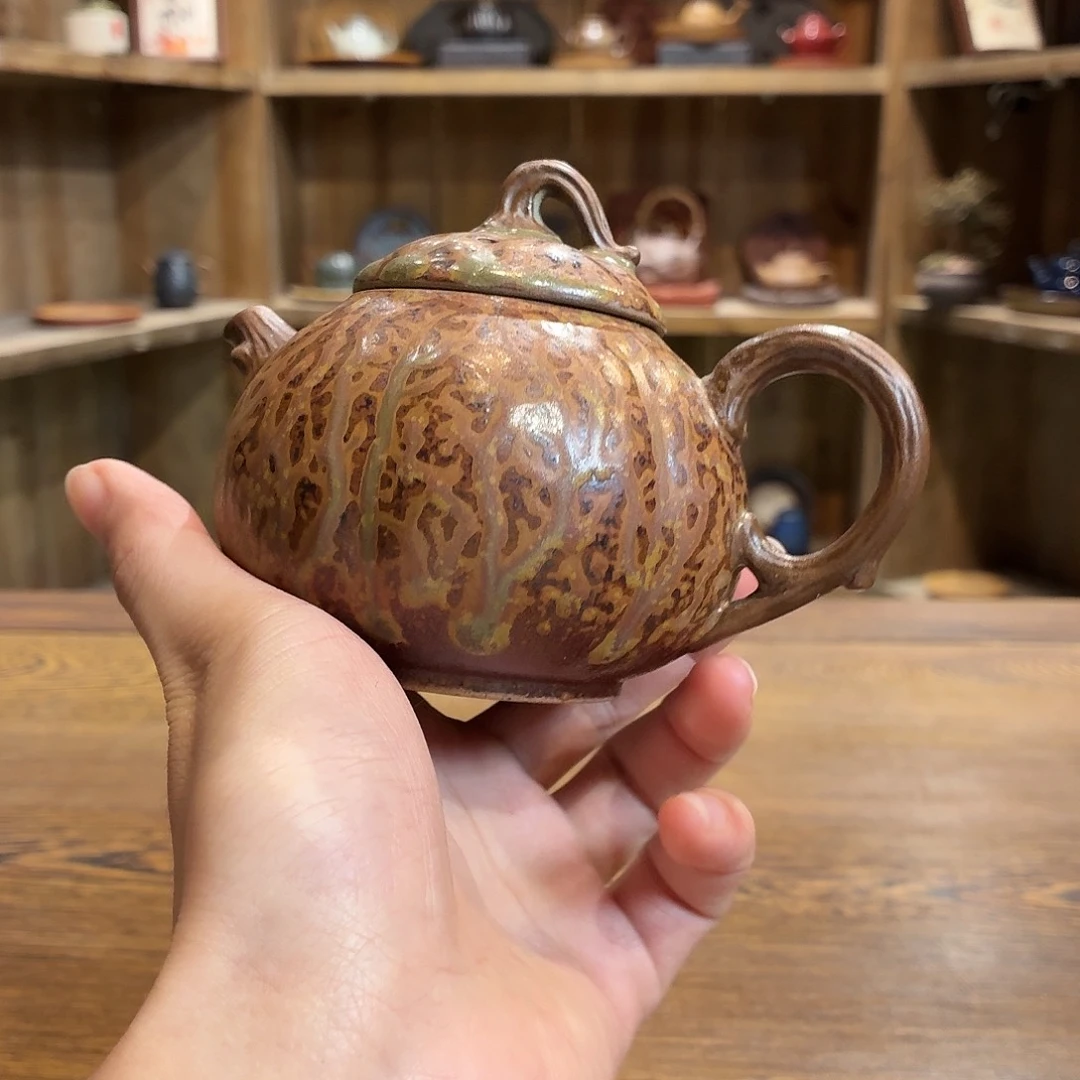 柴烧老岩泥茶器皿