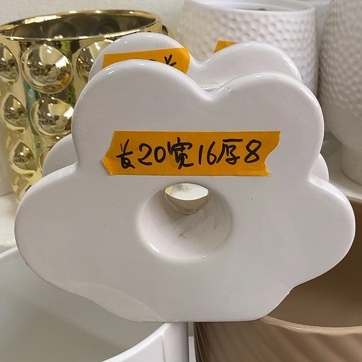 摆件陶盆有孔 微瑕介意勿拍
