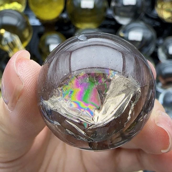 天然水晶球U4未镶嵌水晶微瑕