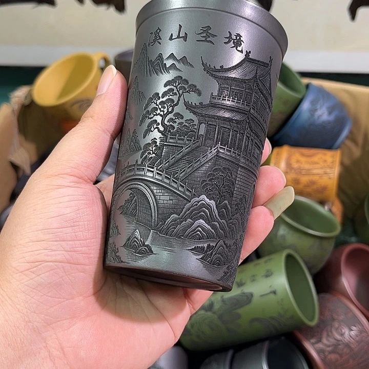 茶杯紫砂全手工紫砂主人杯