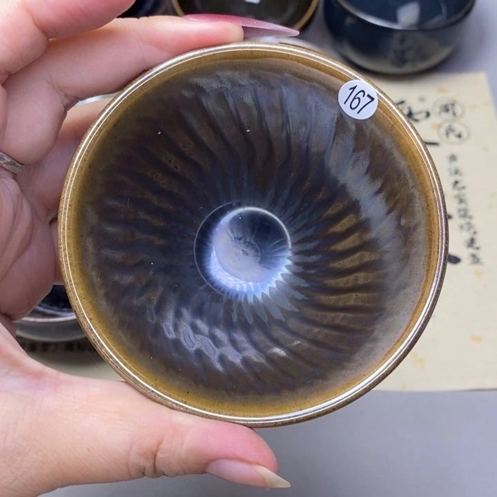 茶盏建窑建盏柴烧主人杯