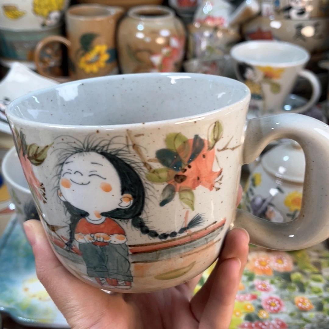 景德镇手工手绘杯