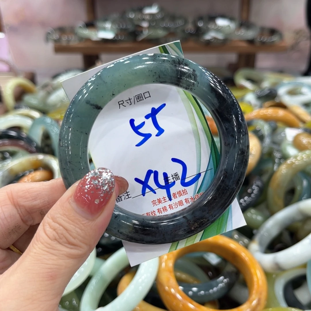 未镶嵌蛇纹石玉手镯手镯