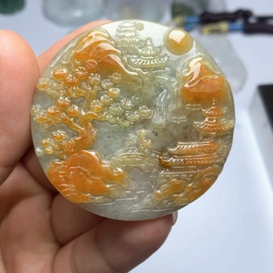 颈饰未镶嵌翡翠翡翠
