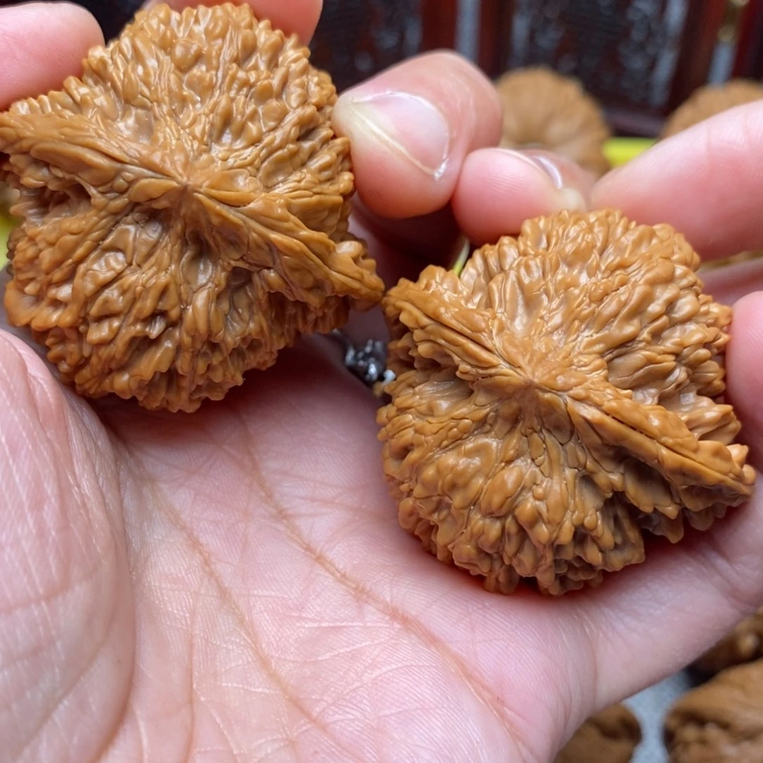 文玩核桃把件青****叔全品满天星43.9尺