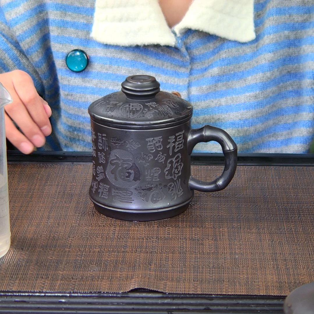 茶杯紫砂高货放漏