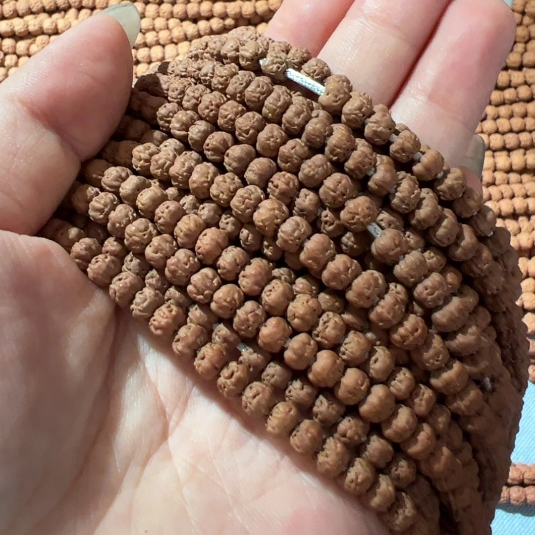 尺寸5小金豆佛手108