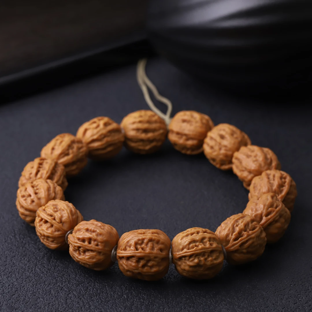 HT1231*3【粗筋八棱】微打底文玩楸核桃单圈