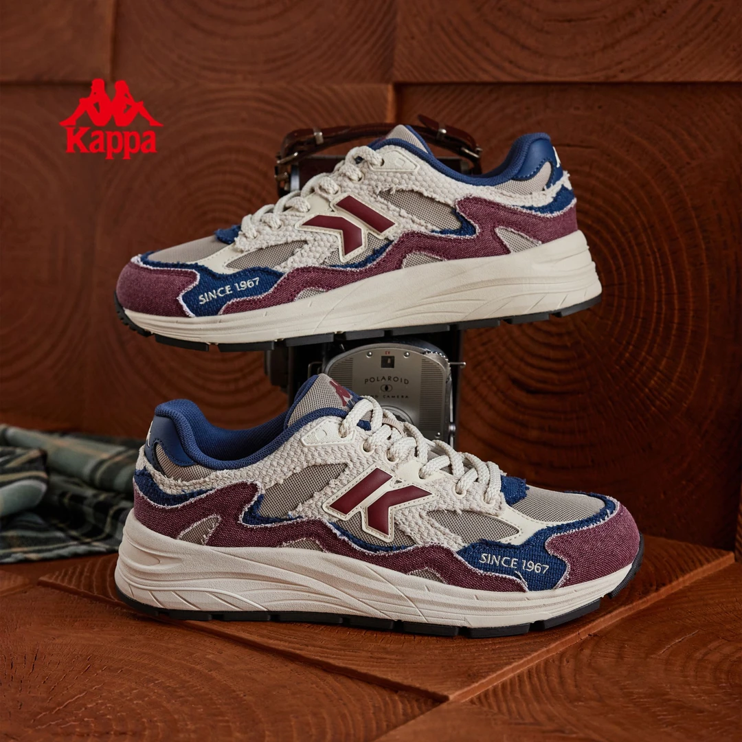 Kappa卡帕R25男鞋秋冬时尚老爹鞋运动鞋复古跑鞋子K0FY5MC12CA