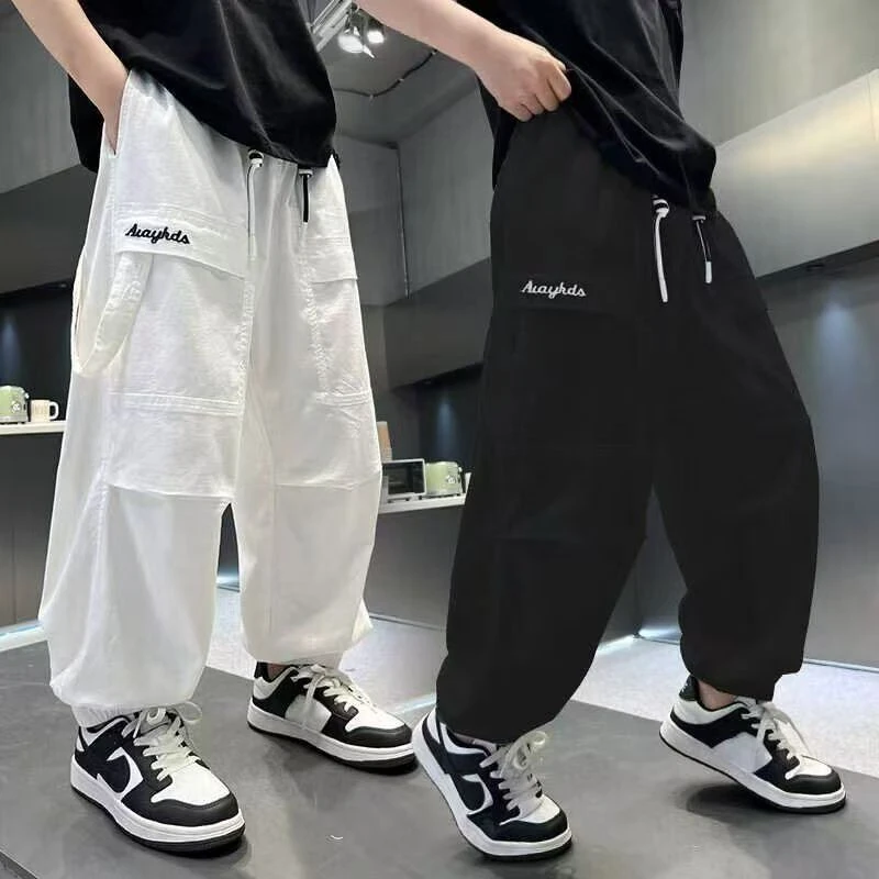 （水洗）男童防蚊裤薄款2025新款中大童夏季长裤儿童男童初秋裤子