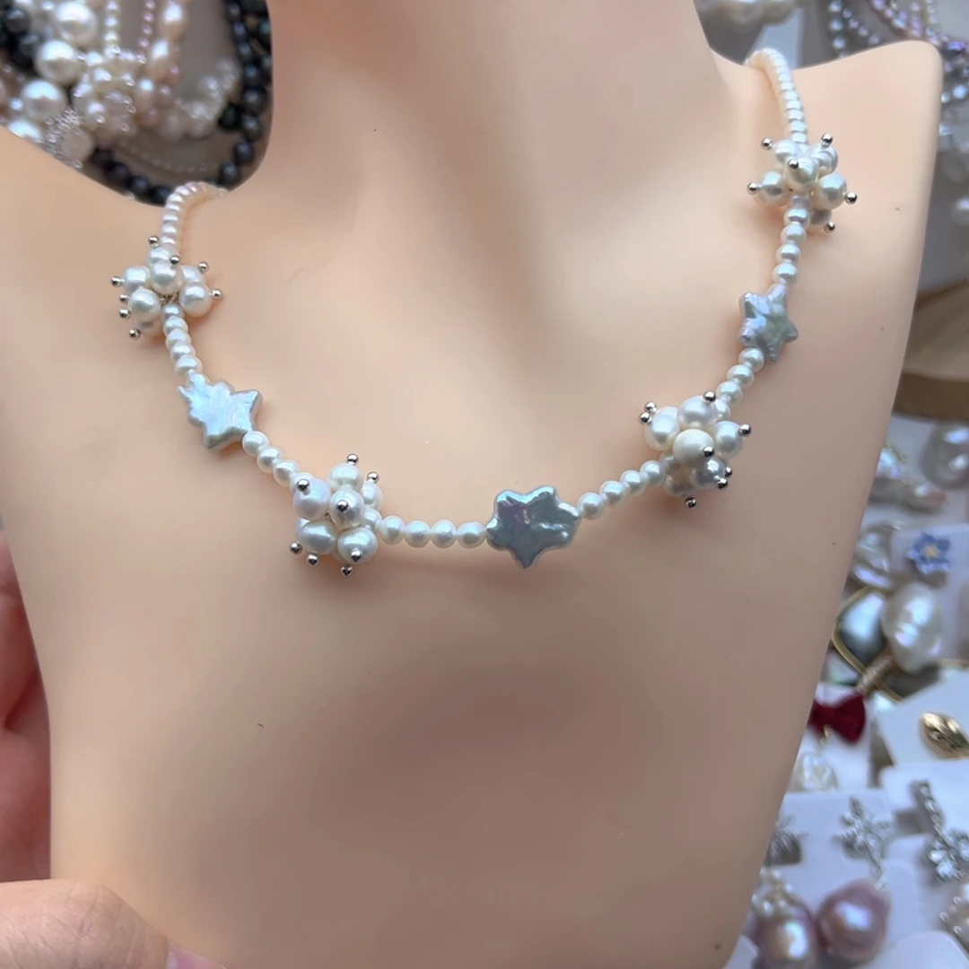 淡水珍珠未镶嵌颈饰