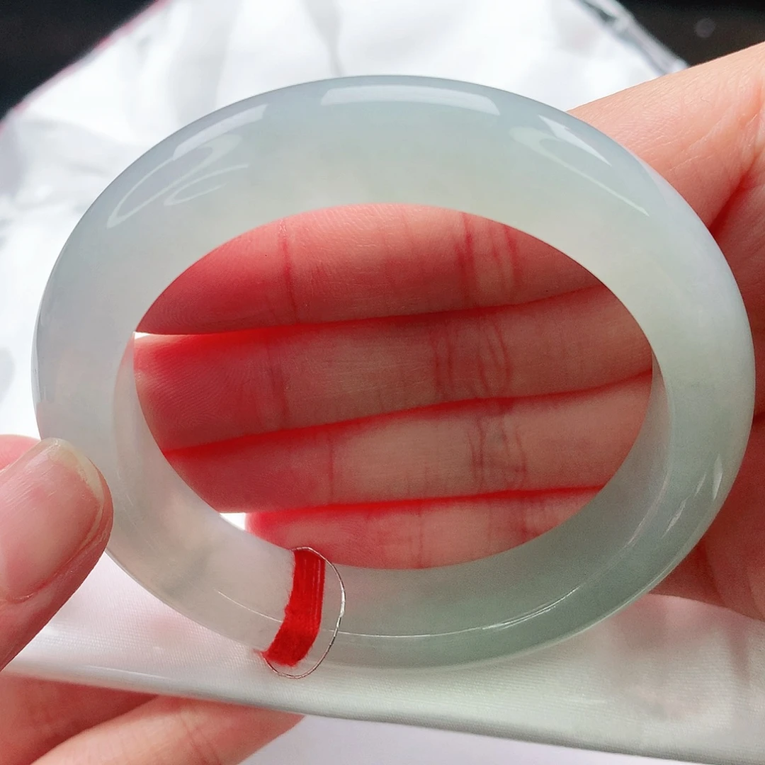 翡翠未镶嵌手镯54圈