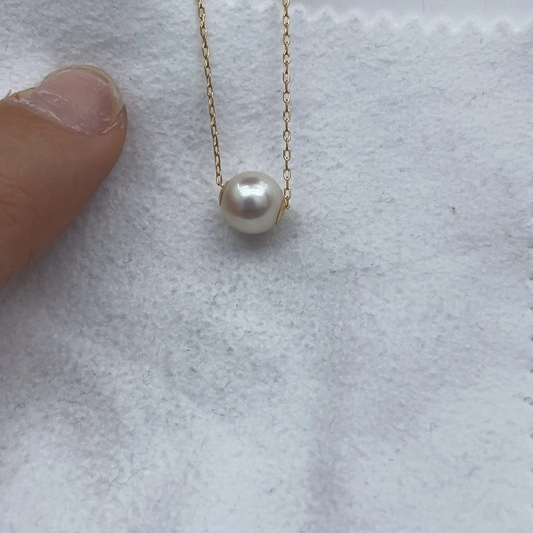 吊坠(赠链)海水珍珠18K金镶嵌