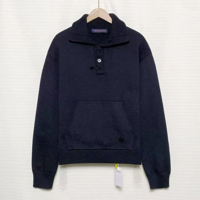 95新 LouisVuitton/路易威登 lv 翻领 毛衣/M码/XG-Y26548