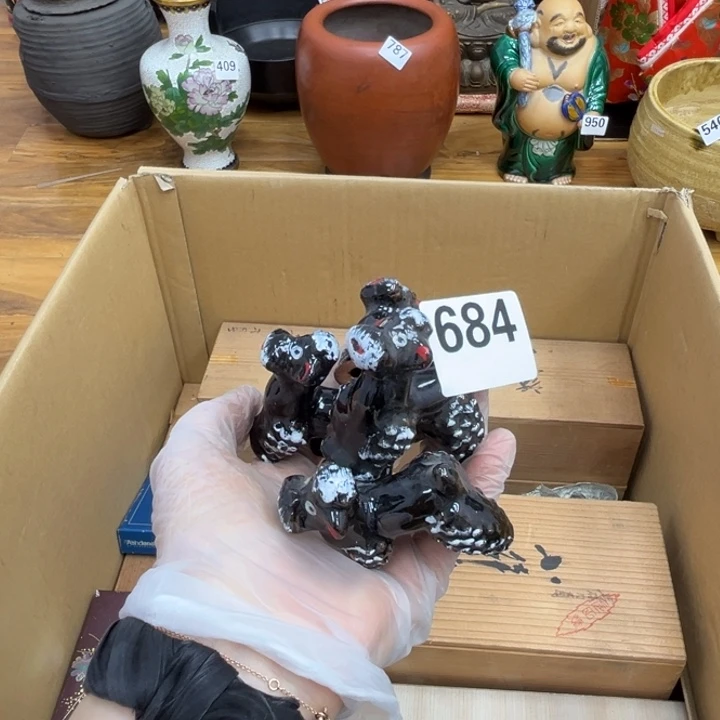 呀工艺品摆件瓷器摆件正能量