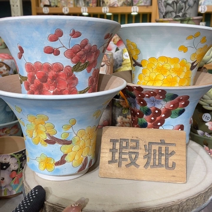 红陶景德镇艺术手绘作品